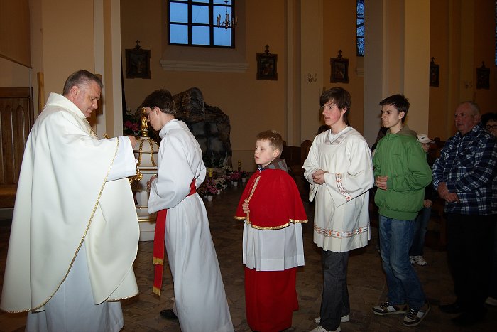 Relikwie Jana Marii Vianney`a - Klementowice, 2010-04-09